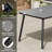 6 - Person 70.9'' L X 33.1'' W Rectangular Patio Dining Set with Umbrella Hole, Aluminum Frame and Folded Reclining Armchairs-527347795-527347794
