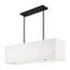 Lustre rectangulaire à 4 lumières à intensité variable Ashauna-453847336