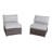 Elodie Wicker Fully Assembled 4 - Person Seating Group with Cushions-1082525895