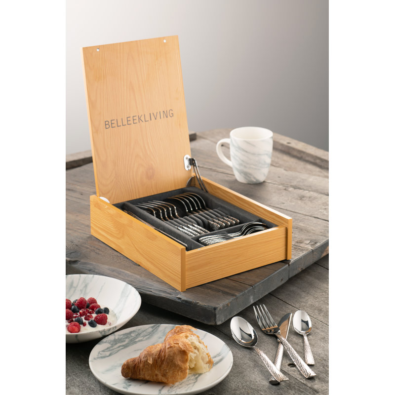 World Menagerie Parkeston 24 Piece Stainless Steel Cutlery Set , Service for 6