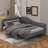 Upholstered Daybed With Headboard And Armrest-1769359430-1769359428
