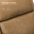 Anouschka 30.5" W Top Grain Leather Swivel Glider Recliner-87795497