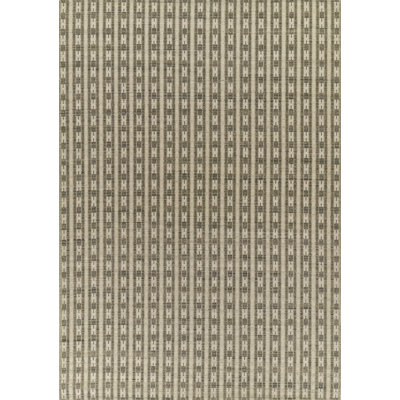 Tapis Piera rayé en laine mélangée verte 201 cm x 274 cm