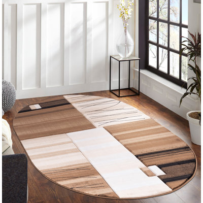 Tapis brun / beige Anjolie