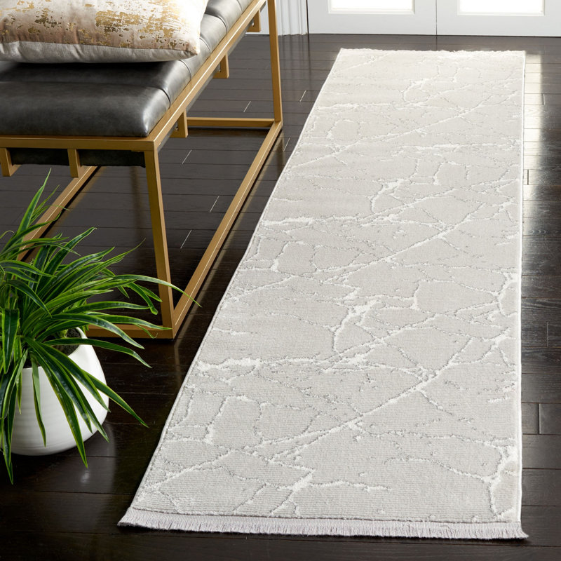 Datid Whisper Performance Abstract Rug, Runner 2'2" x 8'