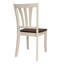Chaise d'appoint à dossier en lattes de bois massif Pico-1658535230