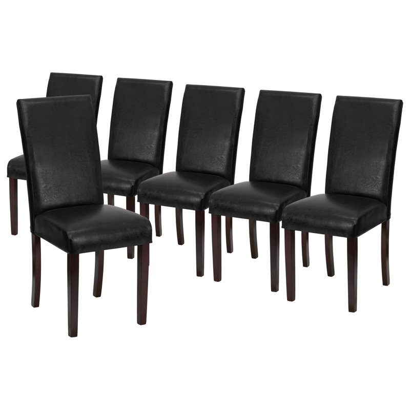 Chaise parsons Culver avec structure en bois massif, 6