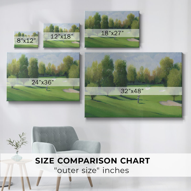Toile tendue Fairway Shot I-Gallery, H 8 po x l 12 po