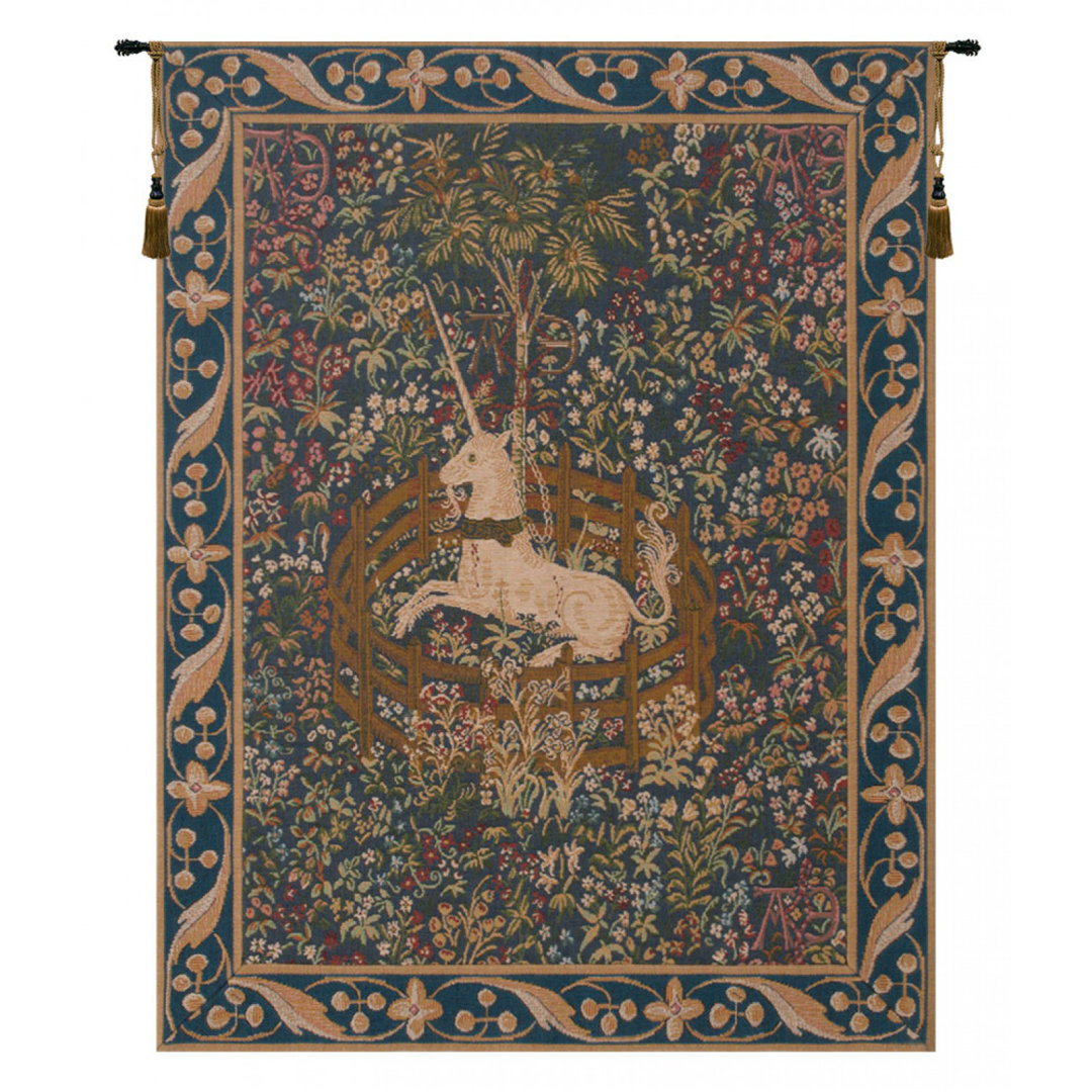 Zahara Licorne Captive Tapestry Fleur De Lis Living 