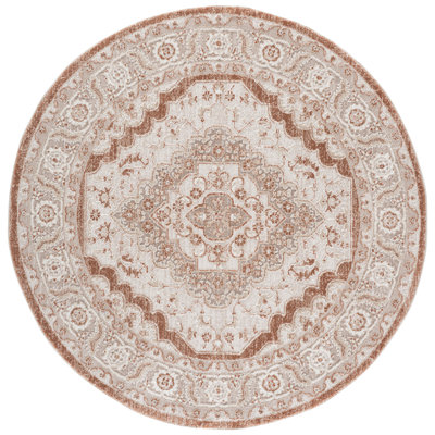 Lunara Power Loom Polyester; Jute/Sisal; Polypropylene Plastic Oriental Indoor Rug