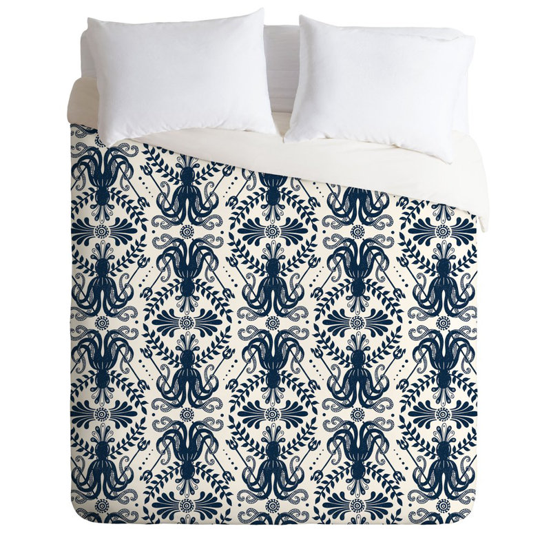 Eclectic Polyester Duvet Cover, Queen Duvet Cover + 2 Standard Shams