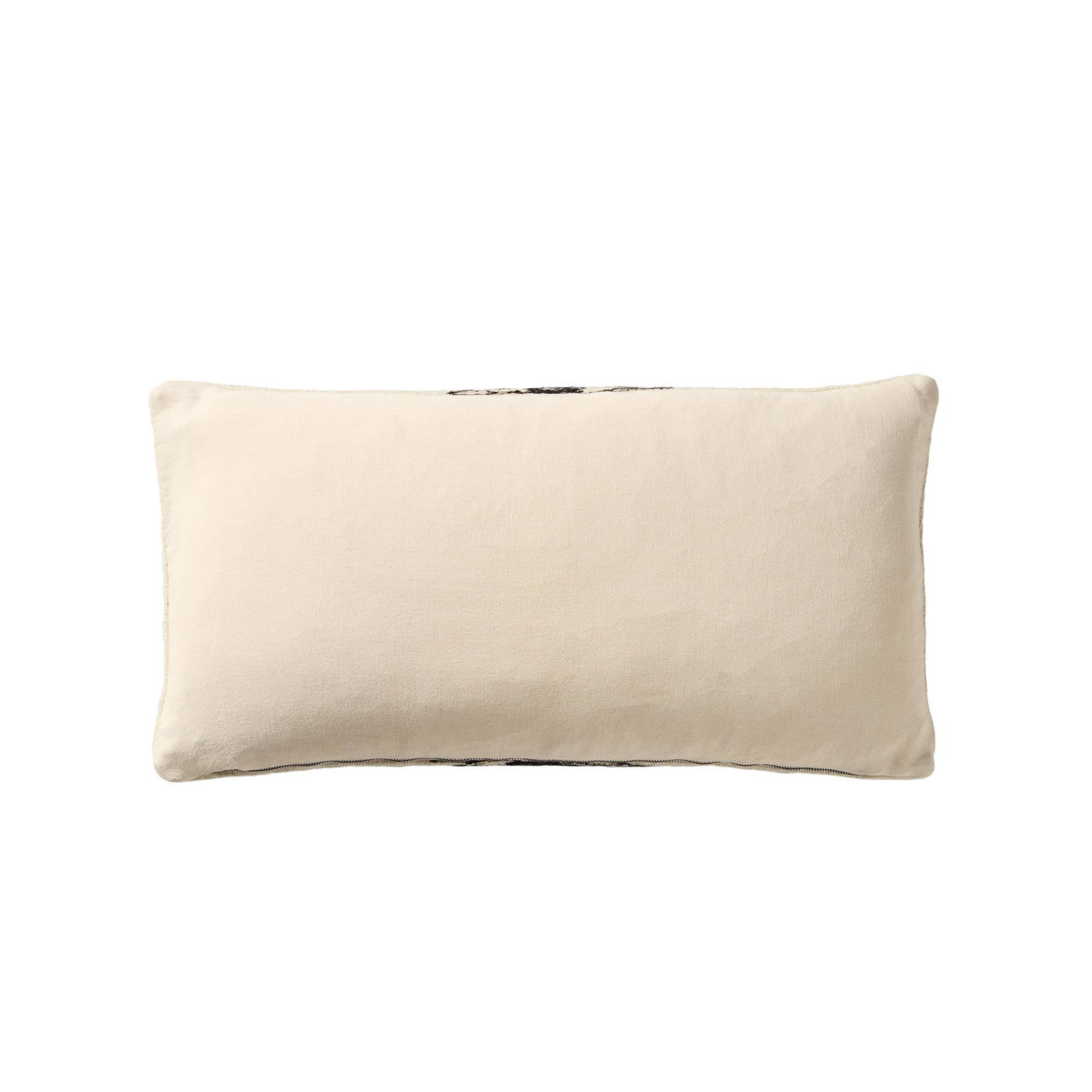 Gowan Handmade Ombre Lumbar Pillow, Down, White, Rectangle 12"H x 24"W