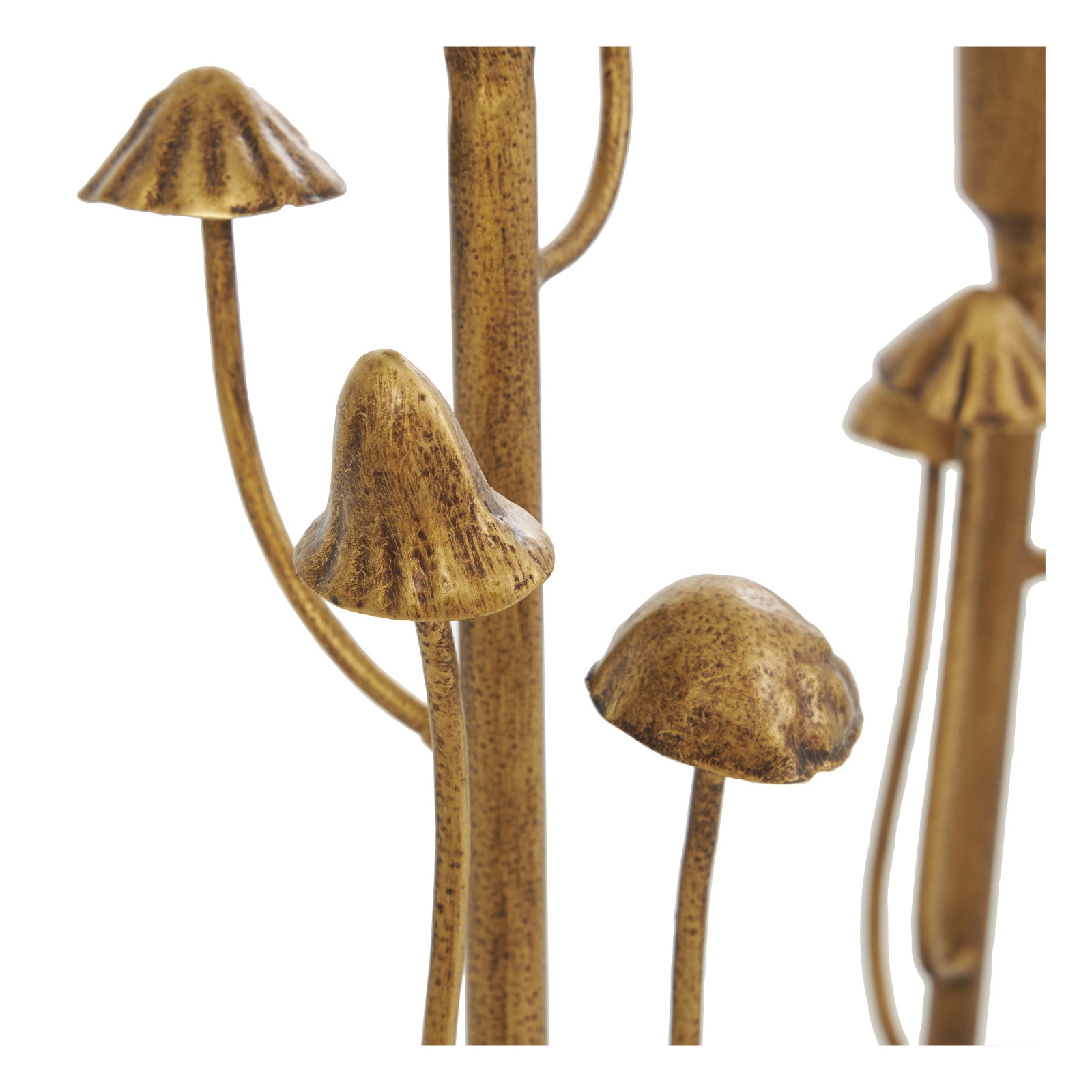 Metal Mushroom Inspired Abstract Decorative Candle Holder