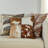 Leather Down Filled Throw Pillow