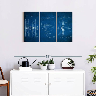Avion, impression sur toile