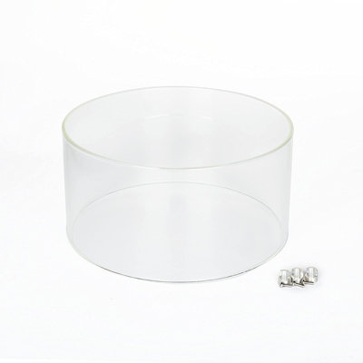 Chandell Round Glass Propane Smokeless Fire Column