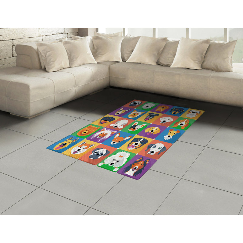 Sophronia Animal Print Hand Woven Area Rug, Rectangle 120 x 180cm