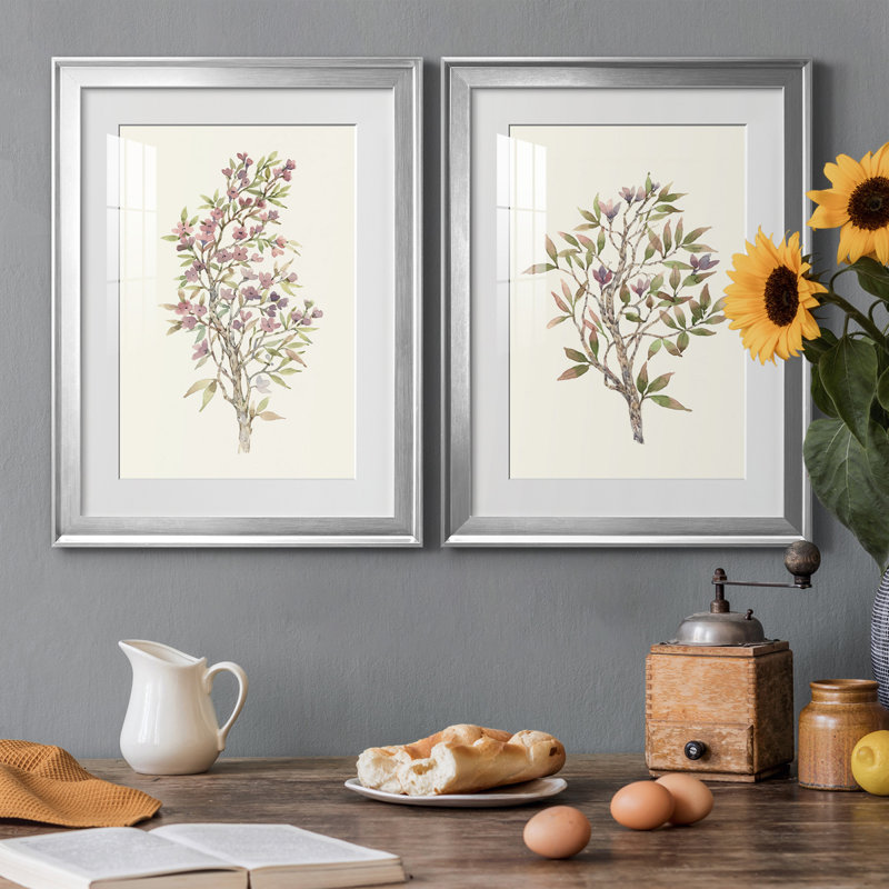 «Twig Study I», reproduction encadrée de qualité supérieure, prête à être accrochée, H 36,5 po x l 53 po x P 1 po
