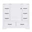 Meuble-lavabo 36 po sans lavabo, base d'armoire seulement, six tiroirs, diviseur de tiroir multifonctionnel, tablette réglable-116040662