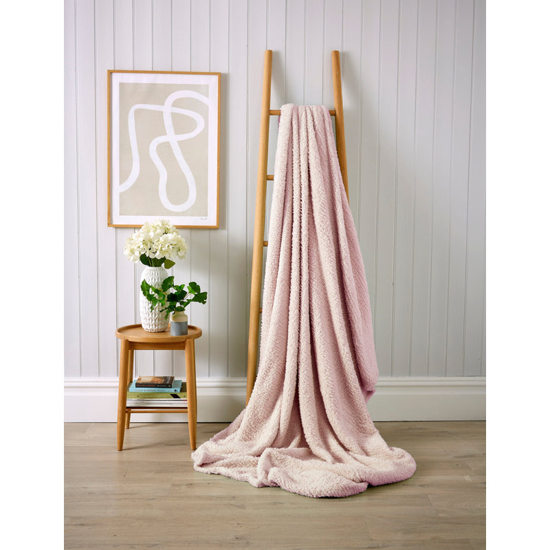 Throw Blanket, Pink, 240cm x 200cm