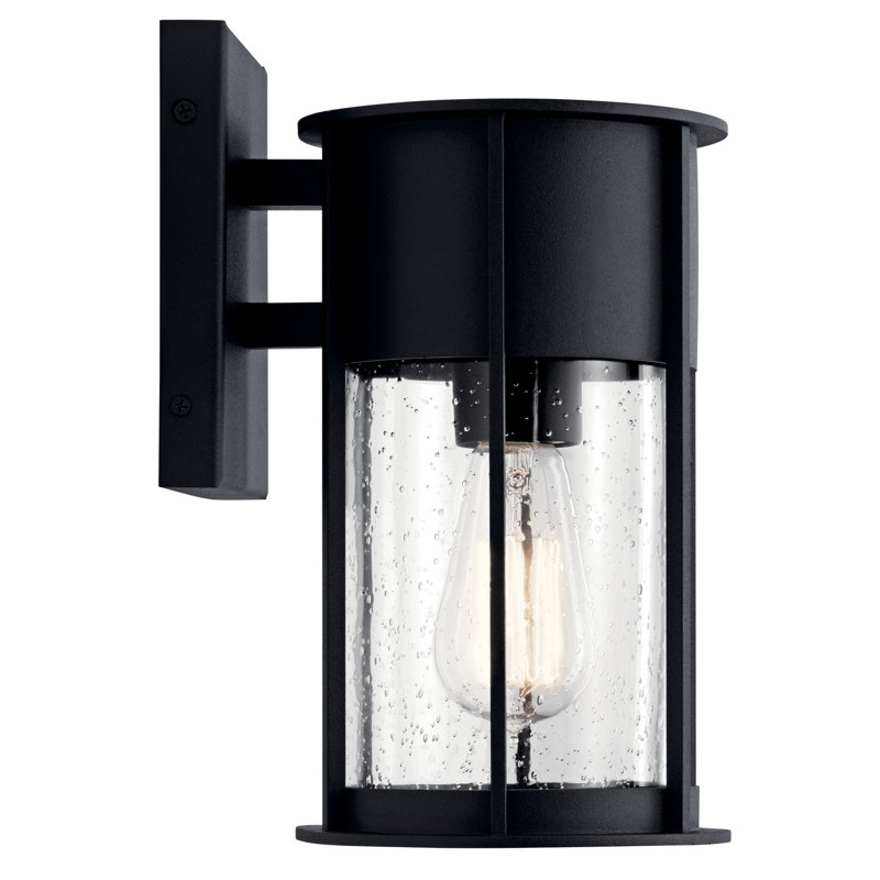 Griswalde Wall Light, Black, 11" H x 6" W x 8" D