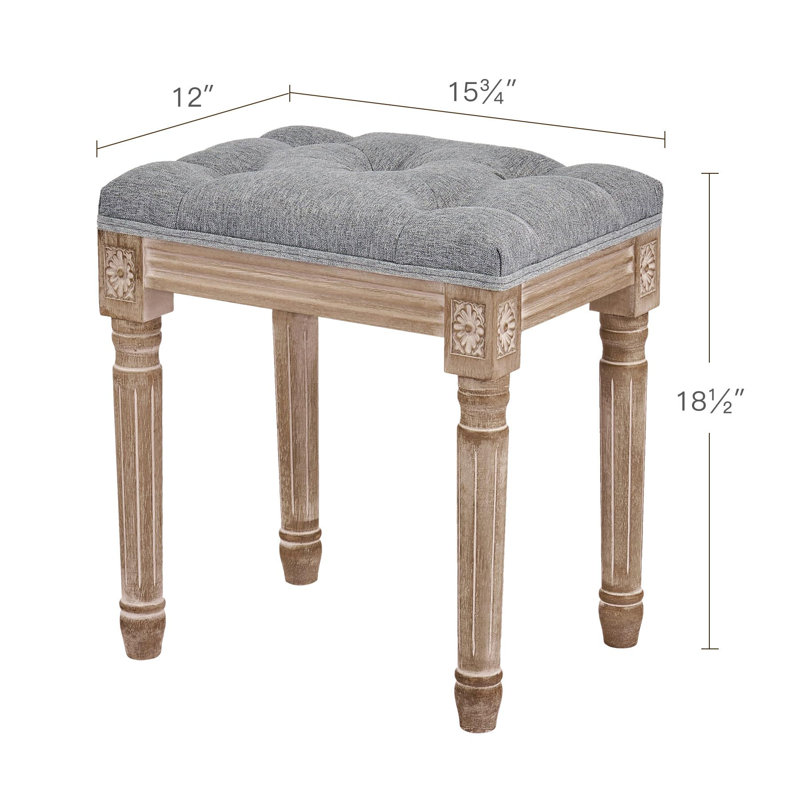 Tabouret d'appoint Darielle, gris