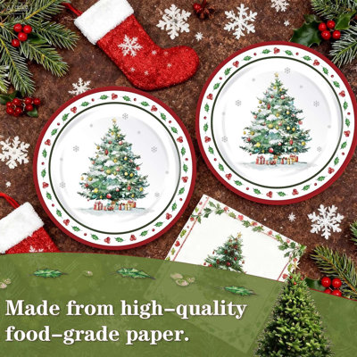 150 assiettes en papier jetables 150 pièces