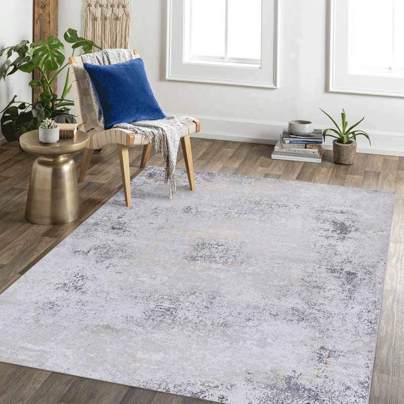 Area Rug For Living Room, Machine Washable Arearug, Low-Pile, Non-Slip, Non-Shedding, Foldable, Kid & Pet Friendly - Area Rugs For Living Room, Bedroom, Kitchen