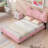 Ceasar Vegan Leather Platform Bed-7419391-7419385
