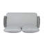 Causeuse et table en acier, gris-1917673463-1917673462