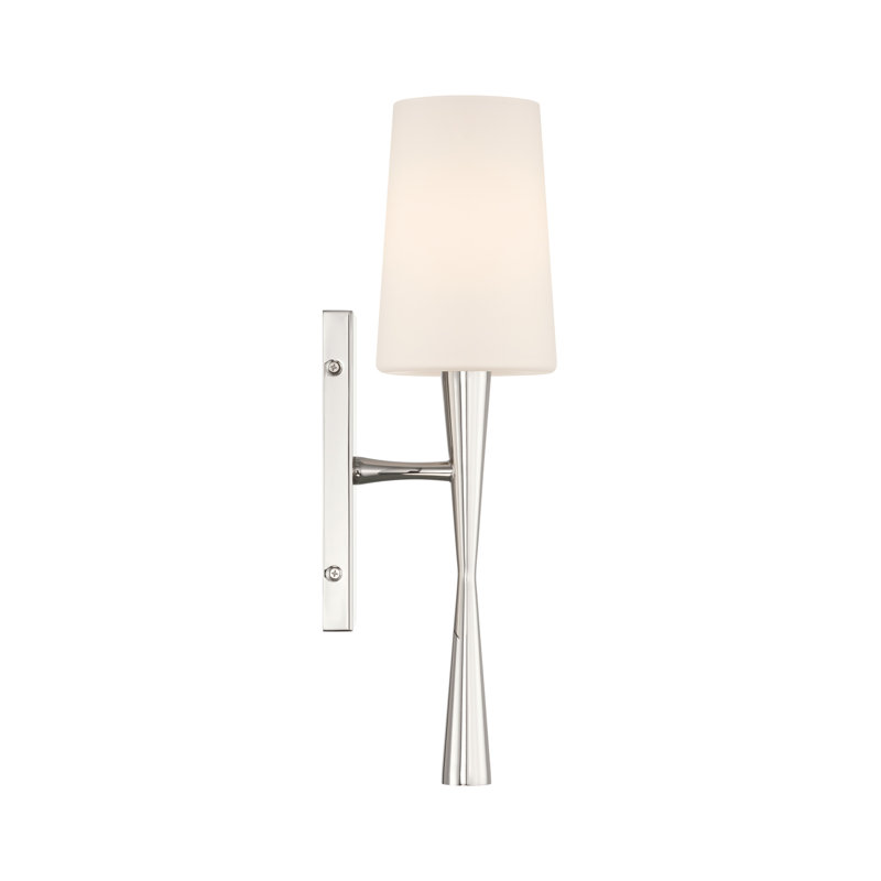 Aysegul 5'' Polished Nickel Sconce, Polished Nickel