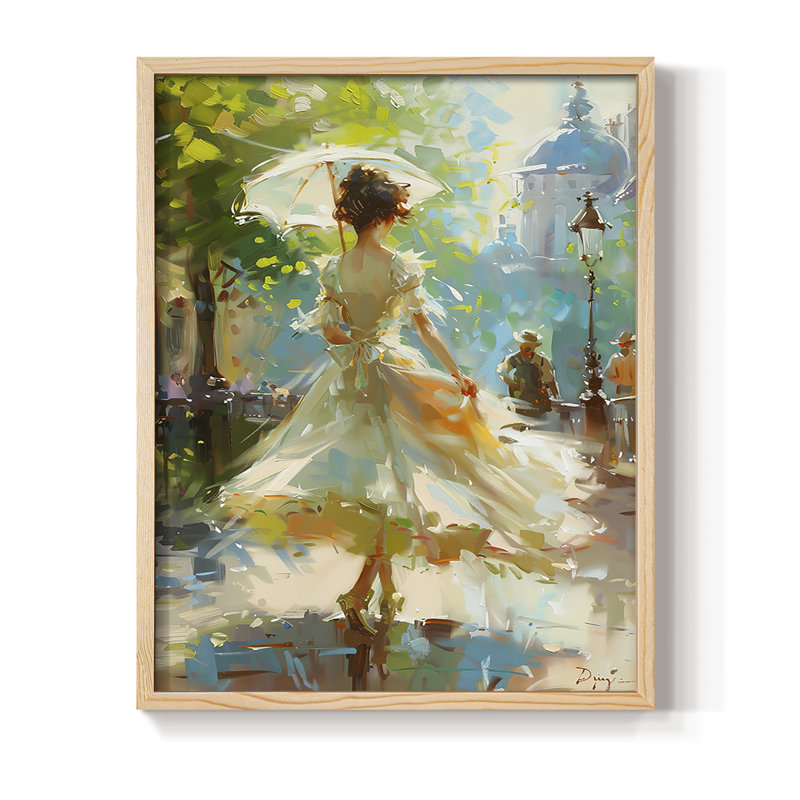 Série DCCCLXII, reproduction encadrée - bois massif, Naturel, H 21 po x l 17 po