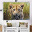 «Endearing Lion Cub By The River - Lion Animal», ensemble de reproduction d'art mural-1462177487-1462177484