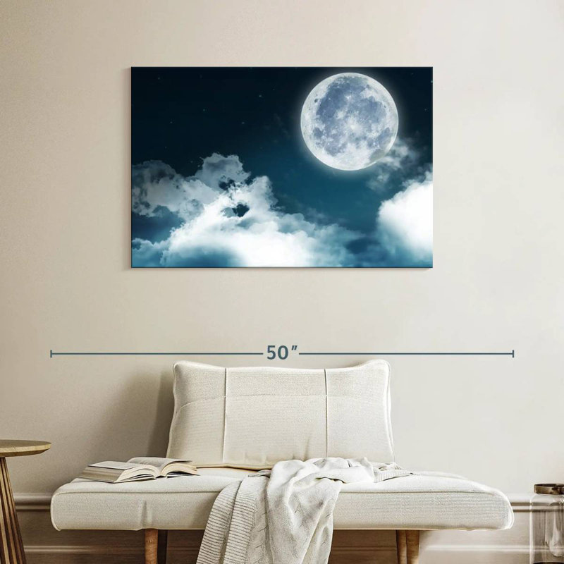 Oberle Night Sky With Clouds, 26" H x 39" W
