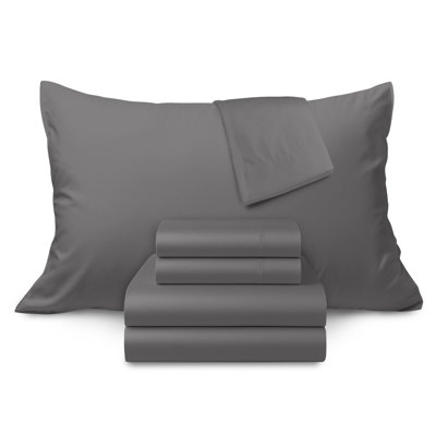 100% Cotton Sateen Luxurious 1200 Thread Count 4-Piece Sheet Set
