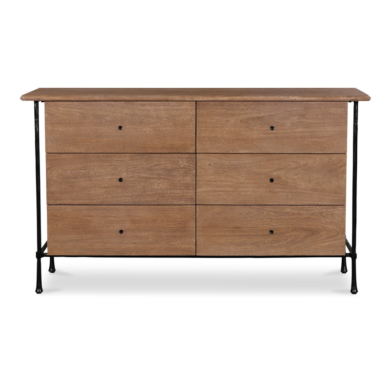 Rene 6 - Drawer Solid Wood Dresser