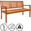 Estee Solid Wood Eucalyptus Outdoor Bench
