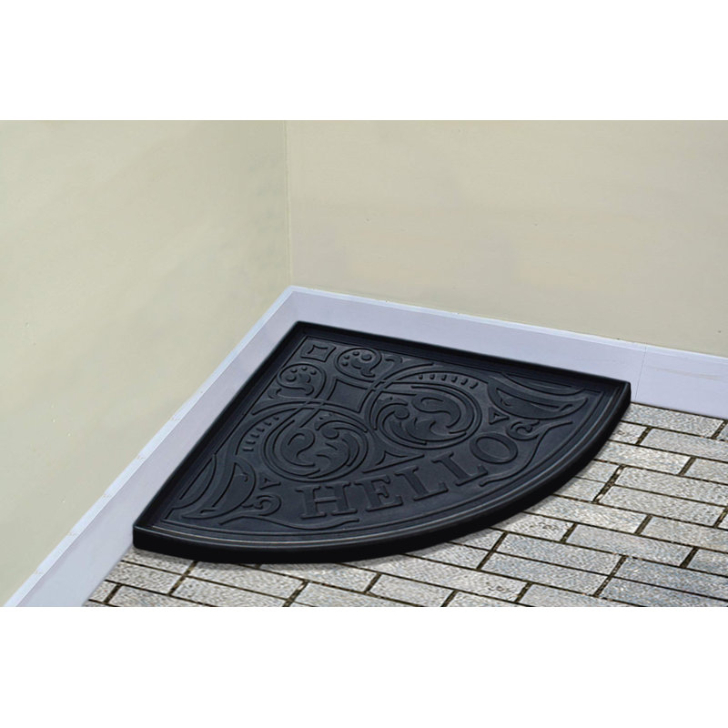 Berklin Hello Triangle Heavy Duty Flexible Rubber Boot Tray 21.6"X21.6"