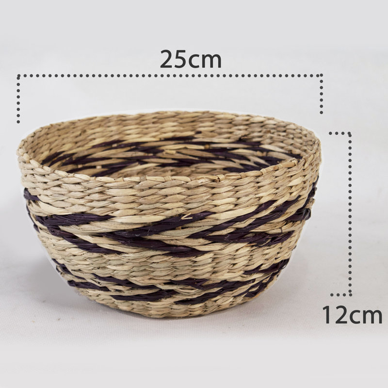Bay Isle Home Anakie Seagrass Fruit Bowl