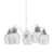 White/Brushed Nickel