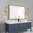 Jenavicia 30" H 3-Light Brass Metal Armed Sconce with Hand-Blown Cracked Glass Shades 