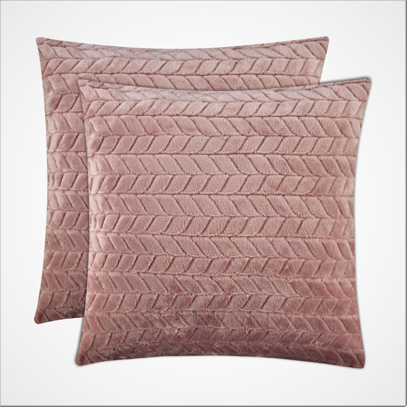 Ensemble de coussins décoratifs, Rose