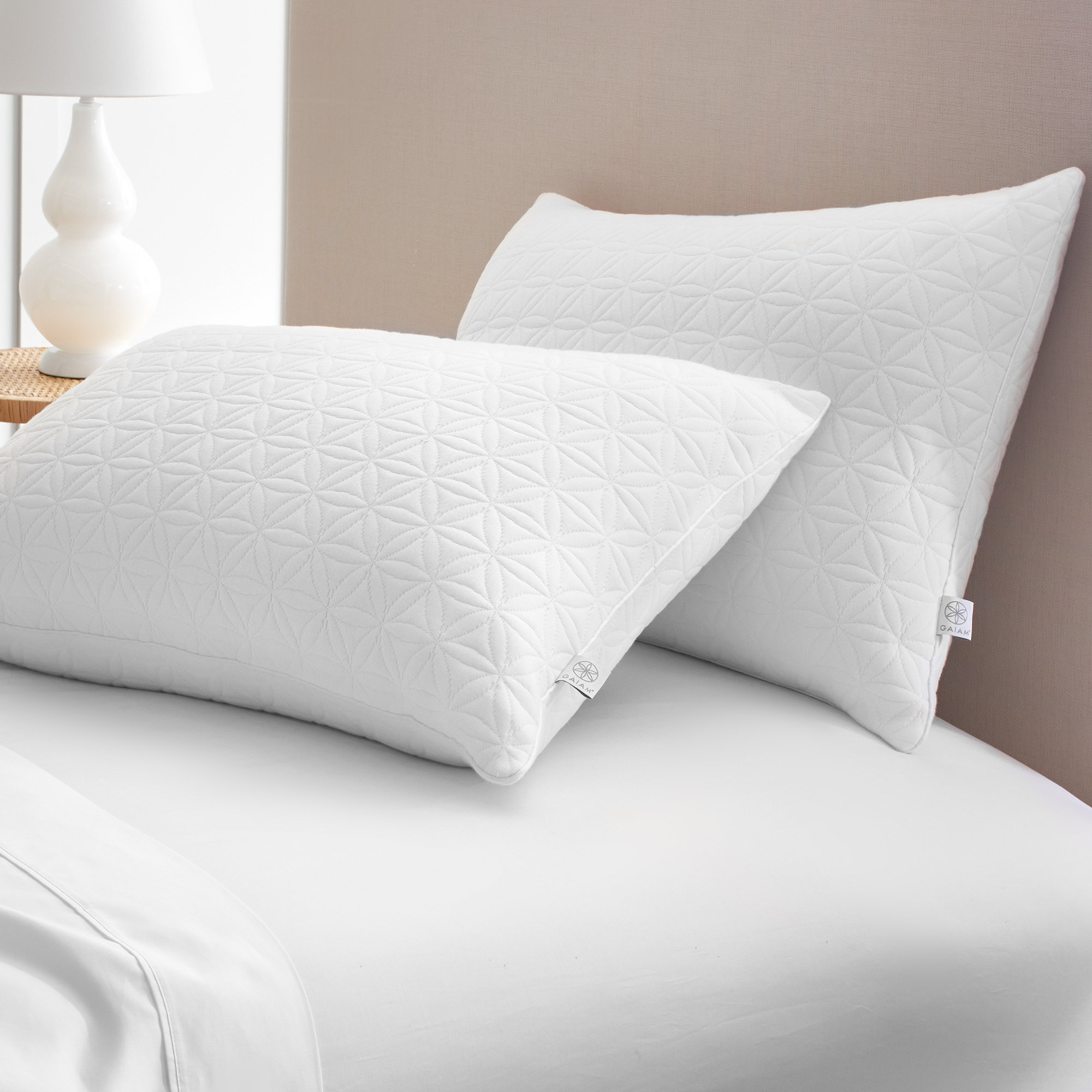 Ella Jayne Soft Down Alternative King Pillows, Set of 4, White