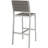 Shore Armless Bar Stool Outdoor Patio Aluminum