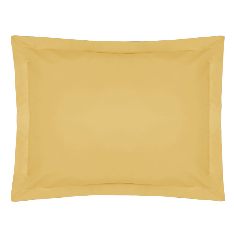 Percale Oxford Pillow Case, Saffron
