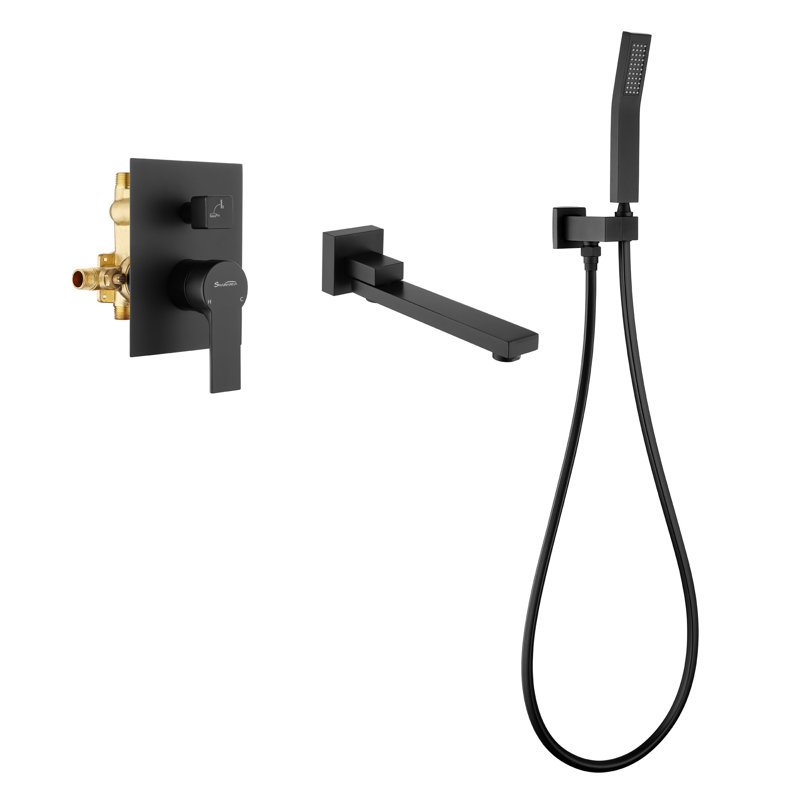 All-In-One Kit with Rough in-Valve, Black