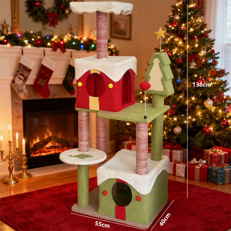 CY14 Christmas Cat Tree