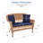 Armbruster 52'' Wide Straight Wicker Loveseat with Cushions-918941381-918941371