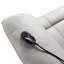 Fauteuil inclinable électrique poli en microfibre-1674079993