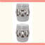 Tabouret de table d'appoint en céramique avec anneau noué et matériau durable verni-1600128196
